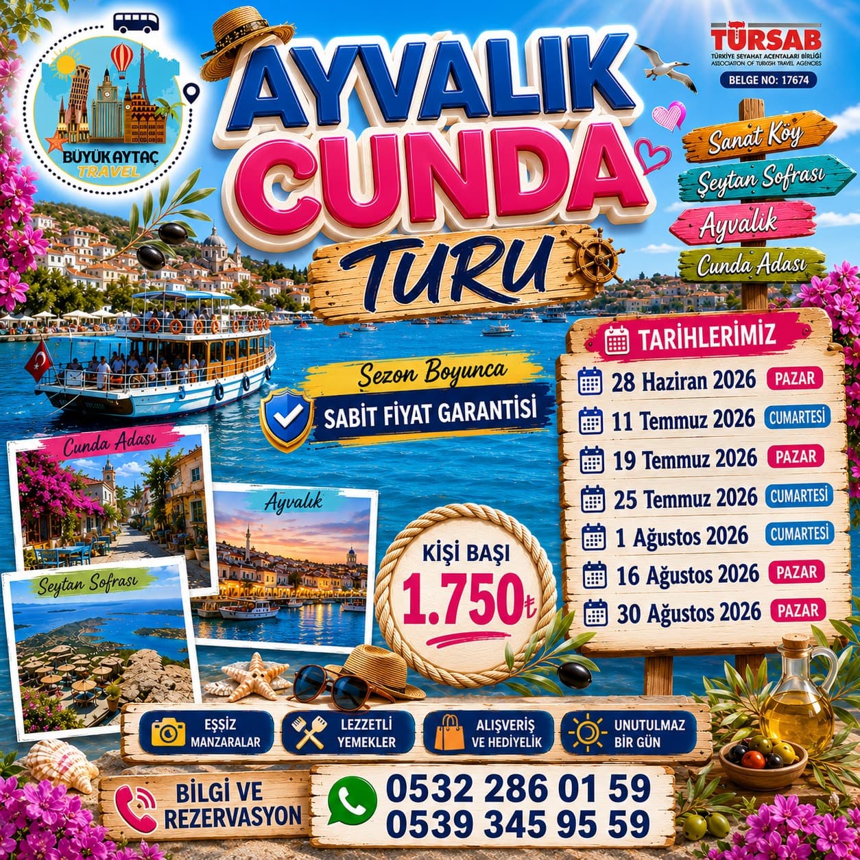 Ayvalık Cunda Turu - 19 Temmuz 2026